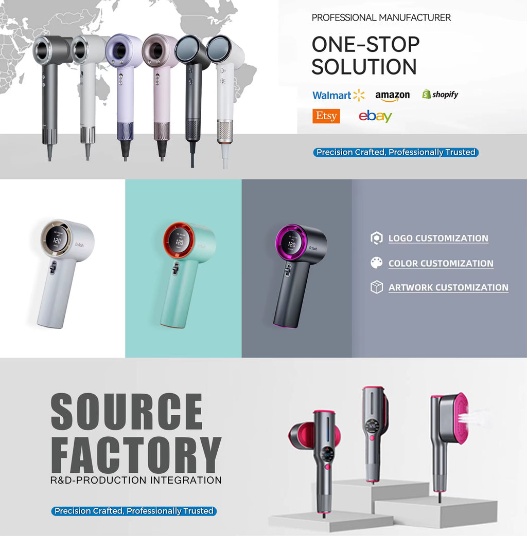 Dr Flash 1200W Electric Portable Garment Steamer - Fast Heating Handheld Clothes Care for Home, Hotel, and Travel