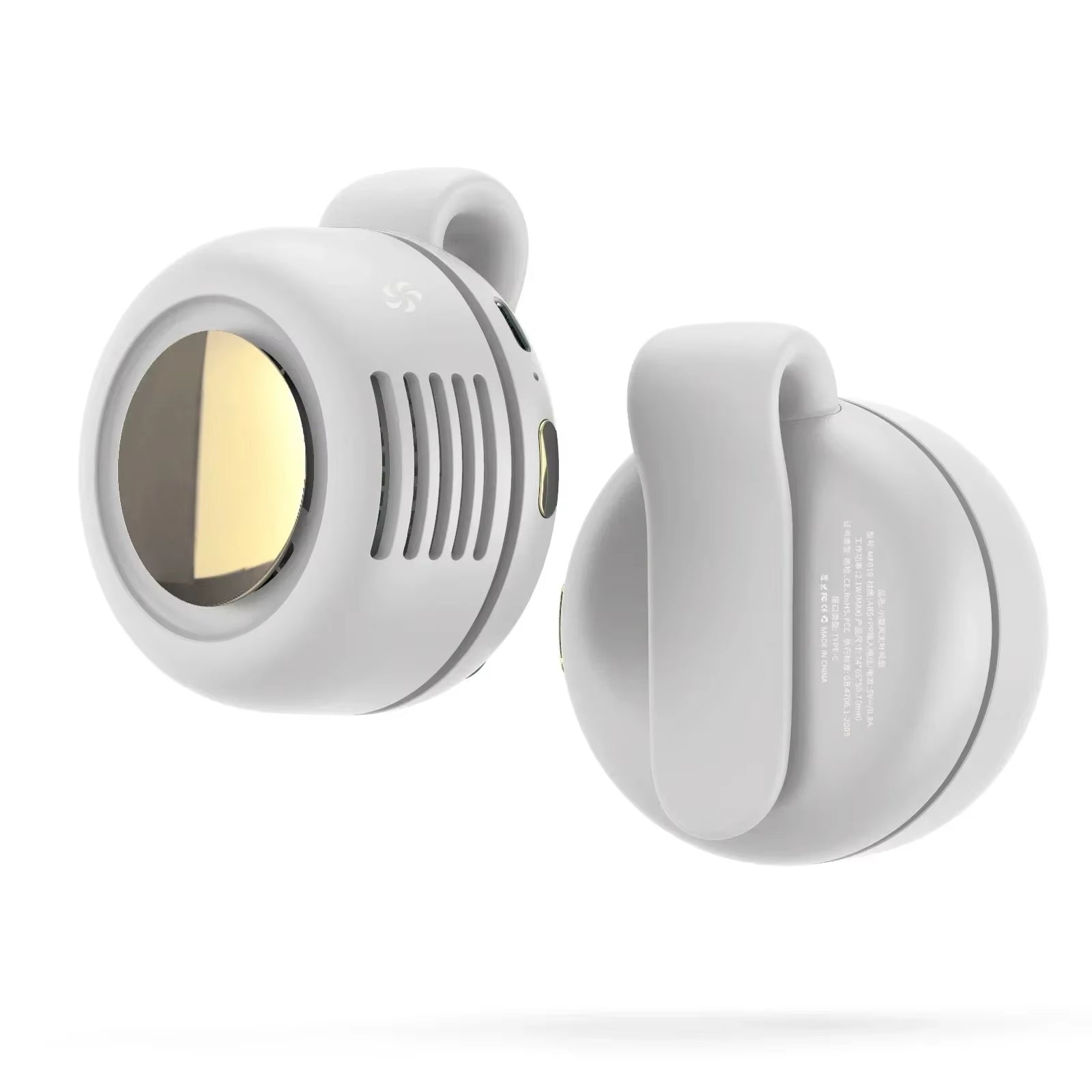 Stay Cool Anywhere: Portable USB Mini Fan with Hands-Free Neck Design and Bladeless Technology