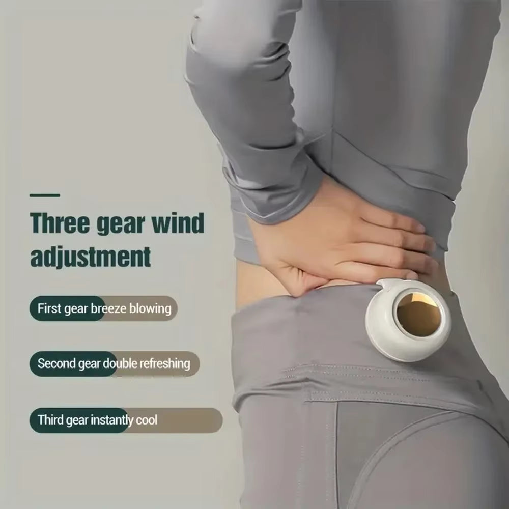 Stay Cool Anywhere: Portable USB Mini Fan with Hands-Free Neck Design and Bladeless Technology