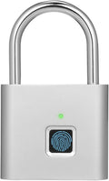 Revolutionary Fingerprint Padlock - USB Rechargeable, Waterproof Mini Smart Lock for Effortless Security Without Keys or Apps